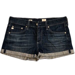 EUC AG Adriano Goldschmeid Denim Shorts Short Pixie Roll Up